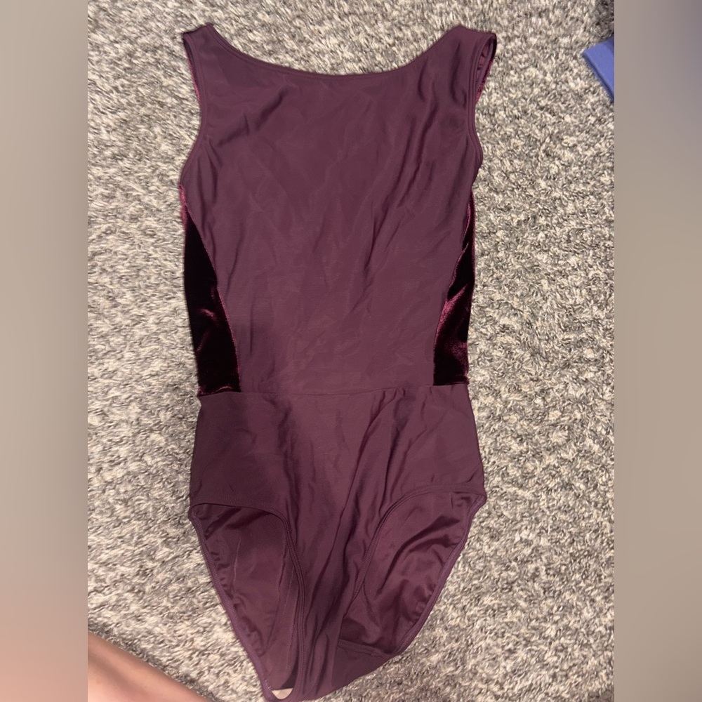 Eleve Dancewear Deep Plum Bodysuit